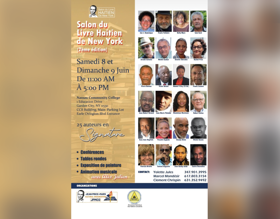 Salon du livre haïtien de New York : l’événement culturel et éducatif de la diaspora